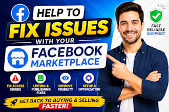 help to fix issues with your facebook marketplace in minutes