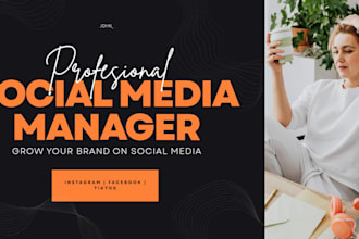 manage your instagram and facebook social media pages