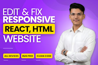 fix responsive issues in your react js or HTML website