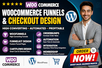 setup wordpress woofunnels funnelkit cartflows upsells order bumps checkout page