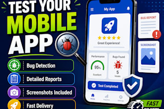 test your mobile app and report bugs with screenshots