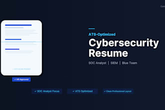 optimize your cybersecurity soc analyst resume for ats