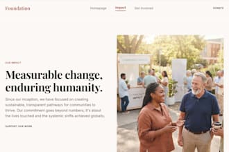 charity website, non profit website ngo and donation website