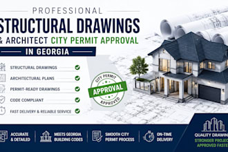professional structural drawings and architect city permit approval in georgia
