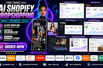 launch automated ai shopify dropshipping store with dsers alibaba aliexpress cj