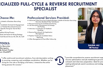 do talent acquisition for businesses and reverse recruitment for professionals