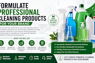 formulate professional cleaning products for your brand
