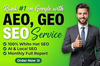 do  SEO, GEO, aeo optimization and backlink building for google and ai search