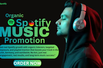 promote your music on spotify, playlists, and grow real listeners
