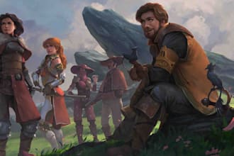 create fantasy scifi dnd art, card game, poker, tcg and final fantasy art