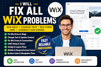 fix wix website issues errors forms cms and customize your wix site