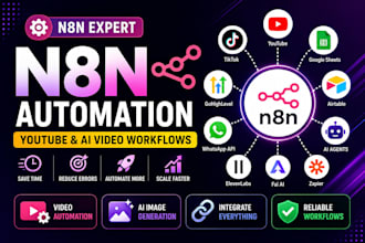 build n8n ai agent and n8n youtube automation for faceless ai channel n8n video