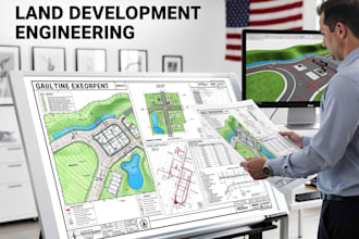 prepare north carolina land development civil engineering drawings