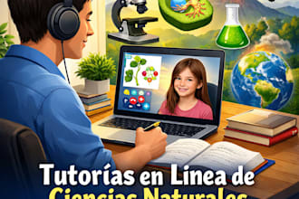 apoyo académico y trabajos escolares en ciencias naturales