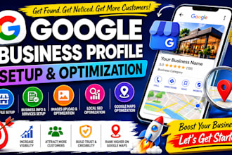 create and set up your gbm profile for local SEO google maps
