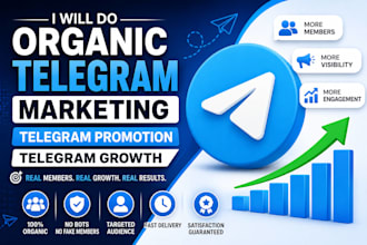 do organic telegram marketing, telegram promotion, telegram growth