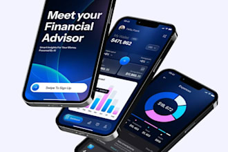 develop fintech app loan banking app investment app fintech finance website