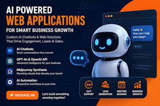 create a smart ai customer support chatbot for your business website