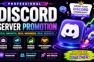 professionally promote your discord server for real growth
