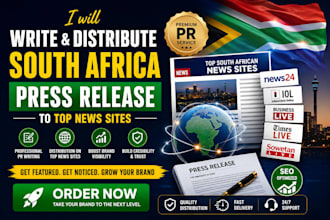 distribute south africa press release to leading news websites