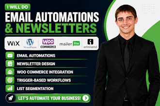 do wix wordpress woocommerce mailerlite omnisend email automations newsletters