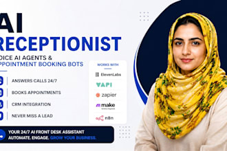 build ai receptionists, voice ai agents and ai booking bots