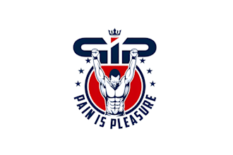 design minimalist sports, yoga, gym workout, bodybuilding or fitness logo