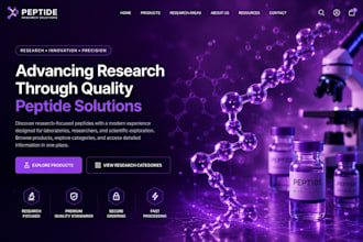 peptide website ecommerce peptide website peptide research website peptide store