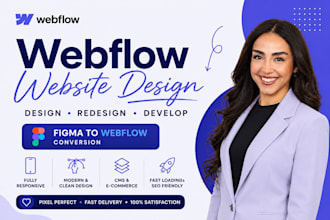design, redesign webflow website, figma to webflow, webflow expert