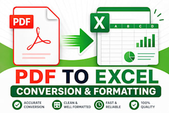 convert pdf to excel and format it