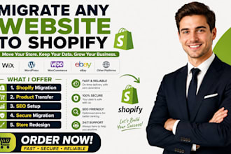 migrate wix ionos wordpress to shopify woocommerce ebay shopify store migration