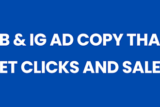 write fb and ig ad copy