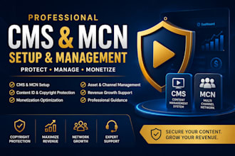 set up cms and mcn with content id