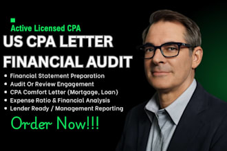 do US CPA letter, mortgage letter income verification profit loss notary letter