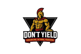 make a physical fitness logo design for your company