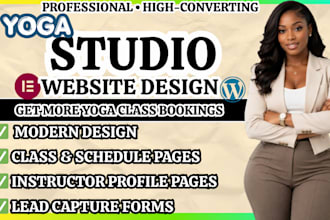 yoga studio website yoga instructor site fitness website  meditation website