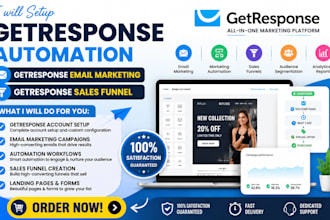 setup getresponse automation getresponse email marketing sales funnel