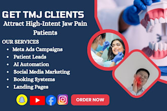 generate tmj and jaw pain patient leads using meta ads for pain clinics