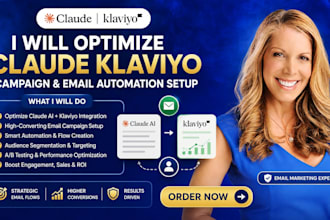 optimize claude klaviyo campaign, claude ai klaviyo email automation setup