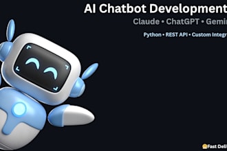 build a custom ai chatbot or claude API integration for your app