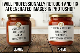 fix ai generated images in photoshop