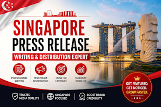 write and distribute singapore press release to top media outlets