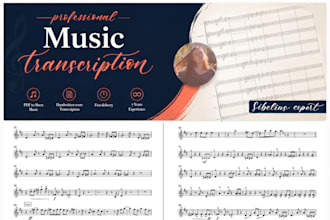 convert, transcribe and edit your sheet music in sibelius
