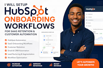 setup hubspot onboarding workflows for saas retention and customer automation