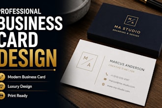 design a professional business card using canva for your brand