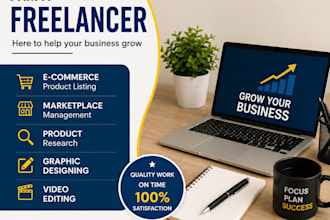 do all e commerce work like listing, product research