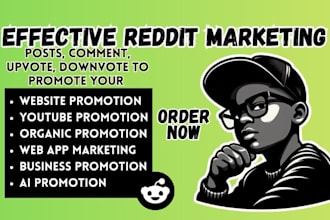 promote new ai saas tools, product website or crypto token via reddit SEO post