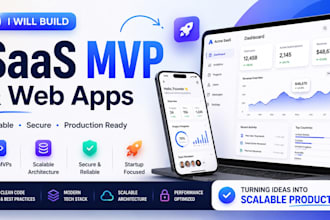 develop your startup mvp or saas product