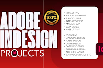 adobe indesign project typesetting for amazon kdp  ingramspark indesign project