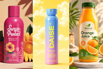 create modern and creative label and package design